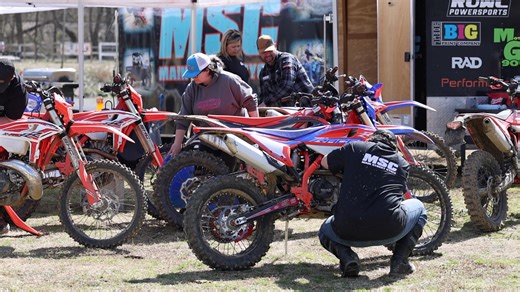 2.7K views · 18 reactions | Beta Motorcycle Lineup in action! Checkout the Italian made Dirtbikes ripping on a Motocross track & in the Woods at Miller Motorsports! Come see the Beta USA motorcycles in person at Main Street Cycle | Real Talk Powersports | Facebook