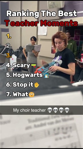 Ranking the Best Teacher Moments🍎