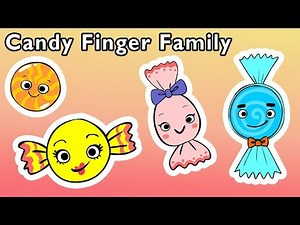 🍬Candy Finger Family and More | Mother Goose Club Songs for Kids