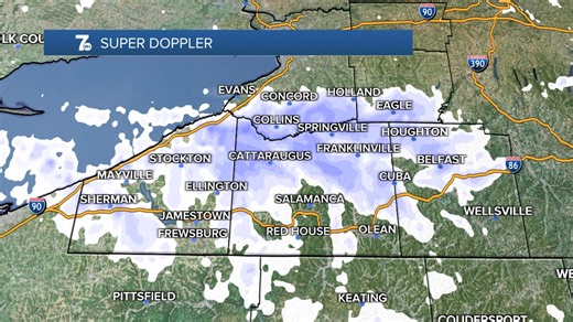 29K views · 125 reactions | At 4:35pm this Friday, Doppler 7 radar indicates an organized band of lake effect snow across the hills south of Buffalo down into ski country and the southern tier which will continue into tonight. Many roads are snow-covered and slippery. Exercise caution while traveling. | 7 News WKBW | Facebook