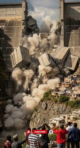 Dam Explodes #extremeweather #america #viral #viralvideo #flood #shorts #viralshorts #fyp