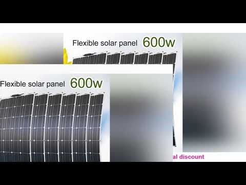 12V Flexible Solar Panel 600W 100W 200W 300W 400W 500W Bendable Waterproof Monocrystalline Best Sola