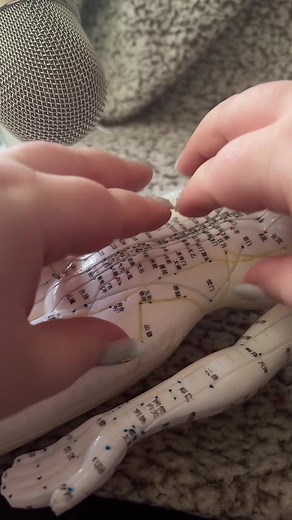 Acupuncture Doll ASMR: Tapping, Scratching, and Massaging Triggers