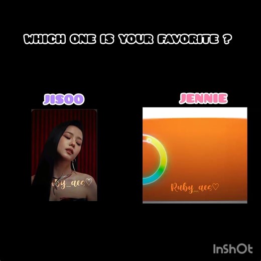 JENNIE OR JISOO🎀 ✨.. #blackpink #ruby_aes #kpop #fypシ゚viral #blink #edit #fypシ.