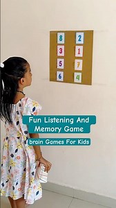 Fun Listening And Memory Game | Brain Games For Kids | World Of Vedi #shorts