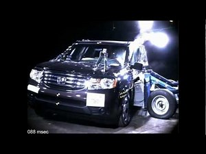 Honda Pilot | Side Crash Test | High Speed Camera | 2012 NHTSA | Full Length HD