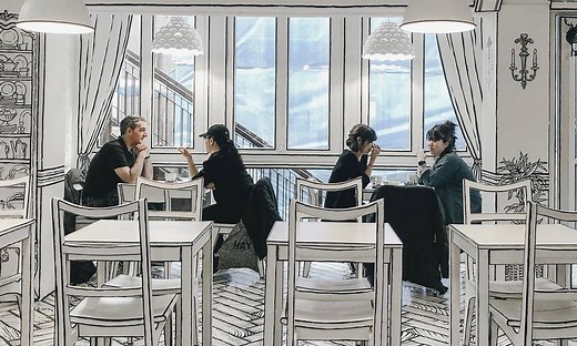 2D Café: Trapped Between Real Life and Cartoons - Tourism on the Edge