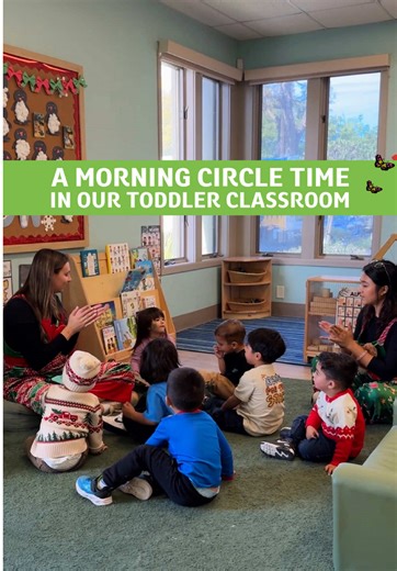 This is what a real morning circle time looks like in our toddler classroom 🧸 From greetings and songs to movement and early language development, circle time helps toddlers build routine, confidence, and a sense of belonging 🎶📚 In early childhood education, consistent routines support social-emotional development, listening skills, communication, and peer connection. We keep circle time developmentally appropriate, engaging, and flexible because toddlers learn best when they feel safe, suppo