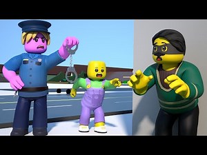 ROBLOX Brookhaven 🏡RP: Unexpected Jailbreak: Police Chase Thief | Roblox Animation