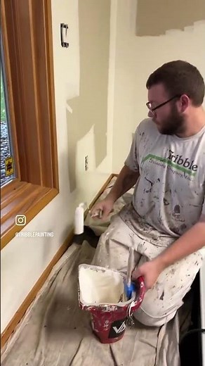 Transforming this basement with Dover White by Sherwin-Williams