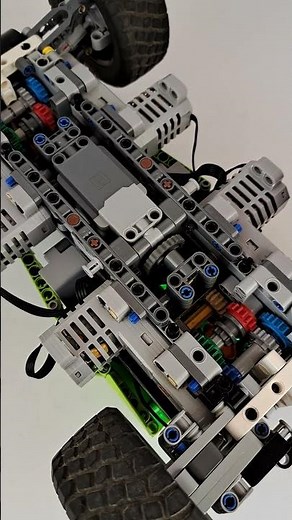 How to motorize your gearbox with BuWizz ⚙️ #lego #buwizz #legotechnic