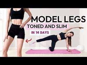 Toned & SLIM LEGS IN 14 DAYS | quick model Pilates workout - no jumping, beginner friendly