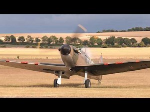 Spitfires & Hurricane Display Against Stunning Stormy Skies