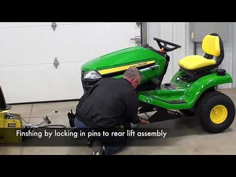 John Deere X300 series snowblower install (model year 2016 and newer)