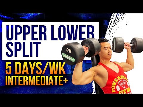 5 Day Upper Lower Split | Free Muscle Building Program