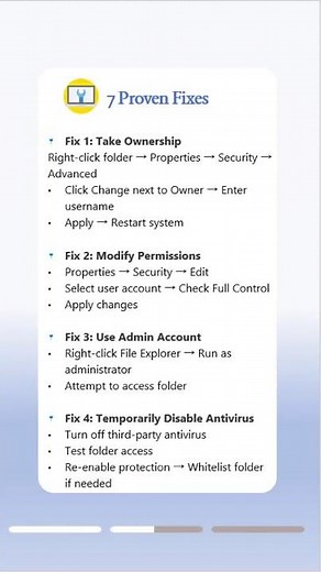 “Folder Access Denied” on Windows 10/11? How to Get Permission!#windowstips #accessdenied