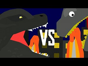 GODZILLA VS SHIN GODZILLA STICK NODES ANIMATION