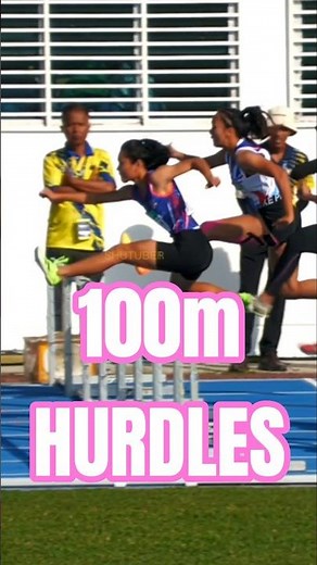 Girls 100m Hurdles Slow Motion MSSM Kuala Lumpur