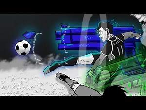 TWO-GUN DIRECT VOLLEY | Blue Lock Fan Animation