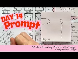 Day 14 | 30-Day Drawing Prompt Challenge | Let the Lines Flow