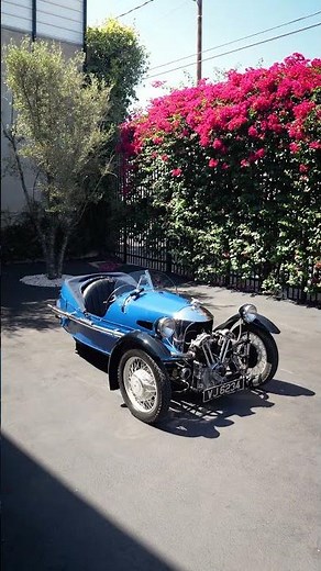 A road going car-like Motorcycle. 1934 Morgan Super Sports 3 Wheeler.