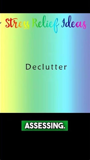 Declutter For Mental Clarity