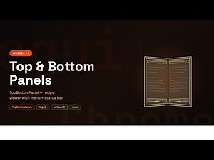 egui TopBottomPanel Tutorial - Recipe Viewer App | Learn Rust GUI Ep 11