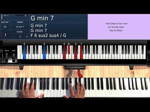 How Deep Is Your Love (by The Bee Gees) - Piano Tutorial
