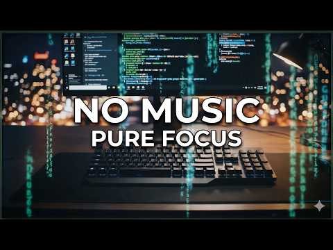 3-Hour Midnight Coding Session ⌨ Rain + Keyboard ASMR | No Music, Pure Focus | Immersive Focus