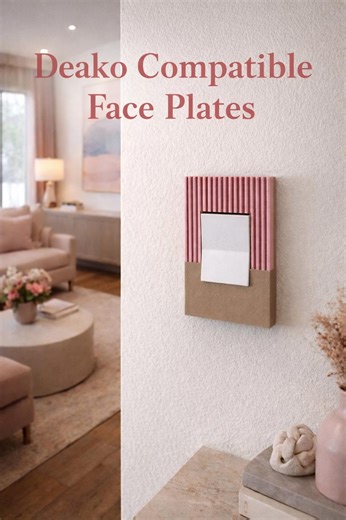 Deako Smart Switch Compatible Japandi Light Switch Face Plates | Minimalist | Multiple Colors | - Etsy