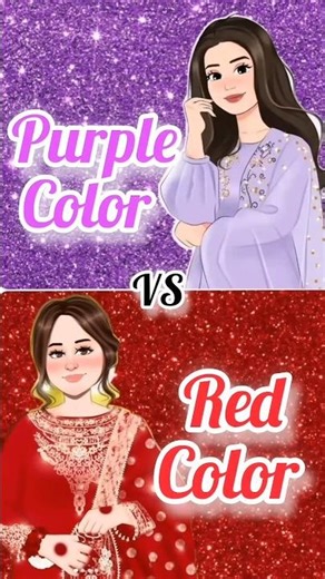 💜❤️ Purple Color vs Red Color 🔥✨ | Which Color Rules the Vibe? 😍 #colorchallenge #trending #viral