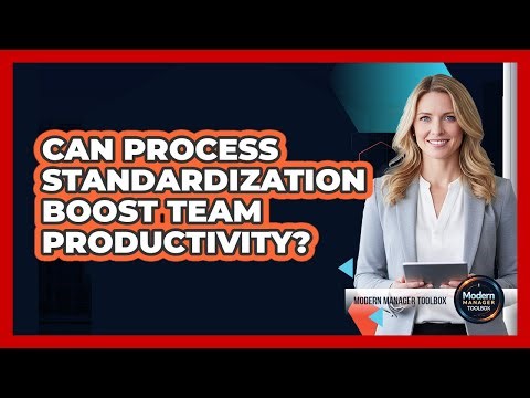 Can Process Standardization Boost Team Productivity?