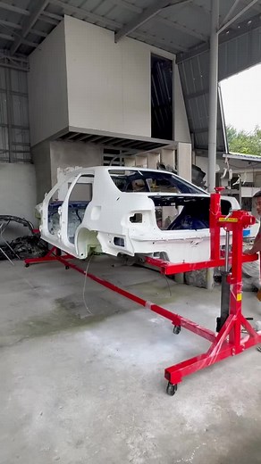 Car rotisserie #oneautogaragerestoration