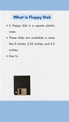What is Floppy Disk | Computer Fundamentals |