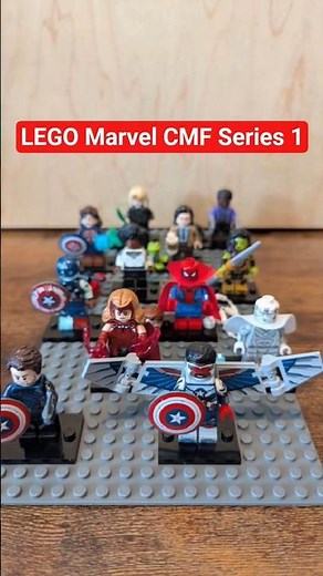 LEGO Marvel CMF Series 1 Stop Motion Showcase | Epic Minifigures! 🦸‍♂️✨