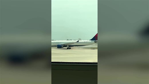 A Delta Air Lines plane carrying nearly 300 passengers suffered an engine fire after pushing back from the gate at Orlando International Airport in Florida, forcing the passengers to evacuate using slides https://reut.rs/44zfT8n | Reuters