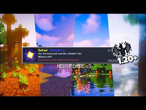 SOLAR SHADER FOR MINECRAFT_AETHESTIC SHADER [Minecraft 2024]