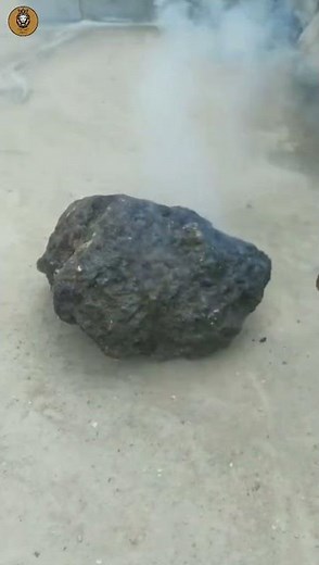 The World's Most Amazing Stone That Sparks Fire Like Lava#stone #amazing #Lava#glacier #youtubeshort