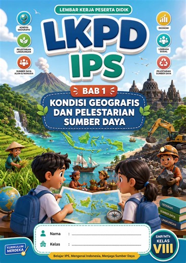 LKPD & Materi IPS Kelas 8 SMP: Lengkap, Runtut, dan Interaktif