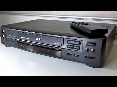 1994 Akai VS-G705EA-D VCR VHS Tape Rewind