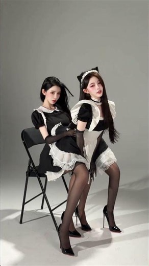 Title: Zhang Di's Maid Cosplay: A Heavenly Duo Maid Adventure