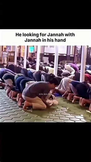 He Looking For Jannah With Jannah In His Hand 🥰❤ #Islam #shorts #trending #thedeendrive #viralshorts