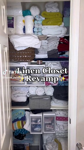 Linen Closet Organization and Bathroom Makeover