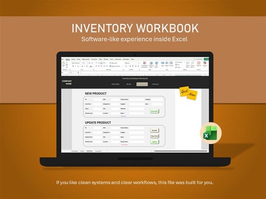 Excel Warenwirtschaft System | Automated Stock Tracker mit Formularen | Bestandstabelle für kleine Unternehmen - Etsy.de