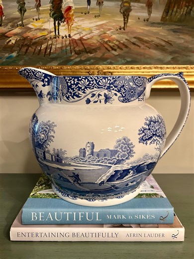 Spode Blue Italian 240 Oz Dutch Jug - Etsy