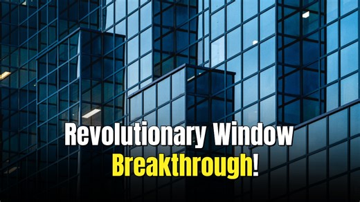 New transparent window material could cut building energy loss by 50%