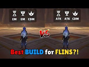 ATK or EM?! BEST Build for Flins!! Damage Comparison | Genshin Impact