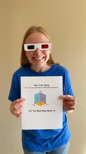 The 3D Song for The Math Map Week 19 Open Shapes (Short)