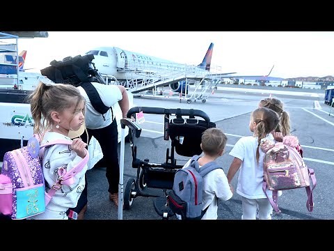 Flight With 5 Kids under 7! CRAZY!