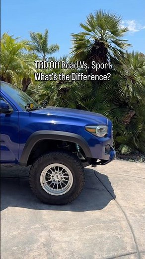 The difference between the TRD Off-Road and the TRD Sport ￼#toyota #tacoma